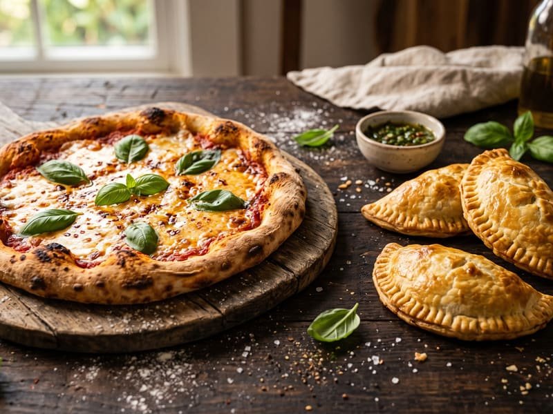 Pizza and hand pies
